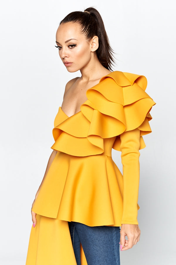 KIM'S  ONE SHOULDER TOP