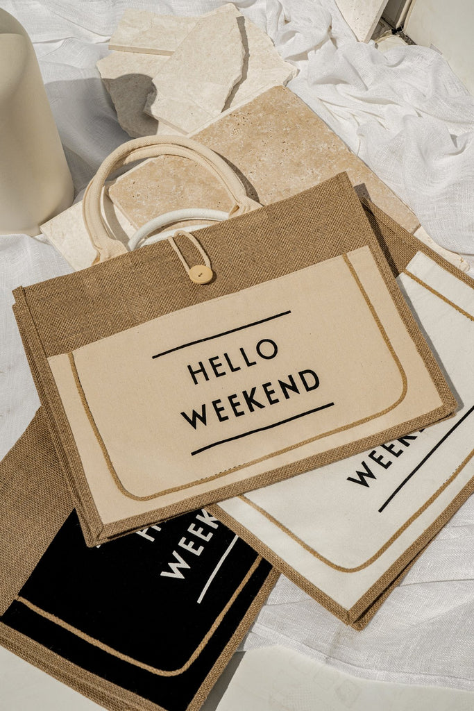 Women Linen Luxury Tote